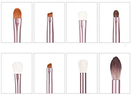 GANFANREN Makyaj Fırçalar Set 12 adet Fırçalar Vakfı Pudra Allık Fiber Güzellik Kalemler-Makyaj Aracı