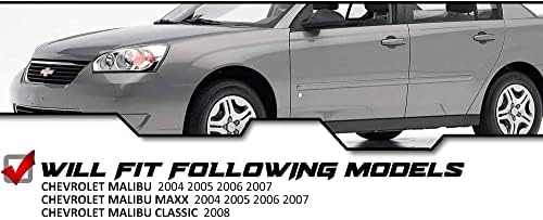 Epic Aydınlatma OE Yedek Farlar ile Uyumlu Chevy 2004-2007 Malibu 2004-2007 Malibu Maxx 2008 Malibu Klasik [ GM2502235 15851373