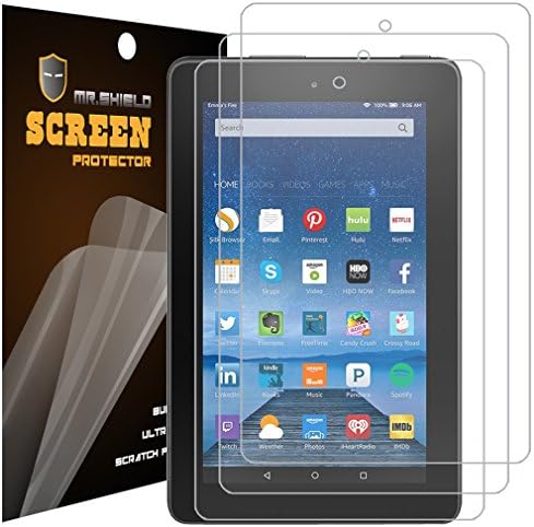 Mr. Kalkan İçin Tasarlanmış Yeni - Yangın Tablet 7 7 İnç (5th Nesil-2015 Yayın) Premium Clear Ekran Koruyucu [3-PACK] Ömür Boyu