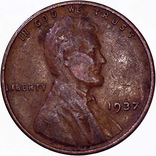 1937 Lincoln Buğday Cent 1C Çok İyi
