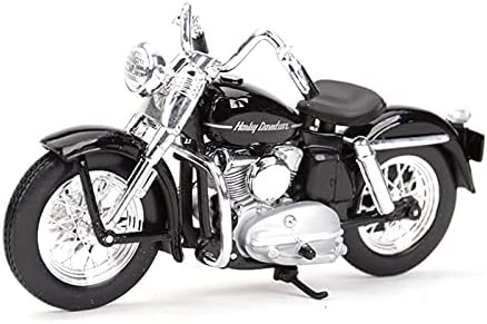 LSYB 1: 18 1952 için K Modeli Die Cast Araçlar Koleksiyon Hobiler Motosiklet Model Oyuncaklar (Renk: Siyah)