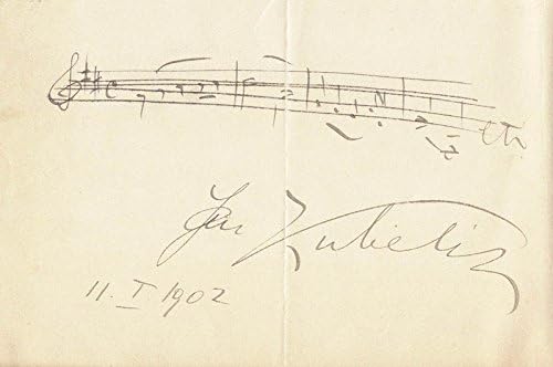 Jan Kubelik-İmzalı Müzik Teklifi 01/11/1902