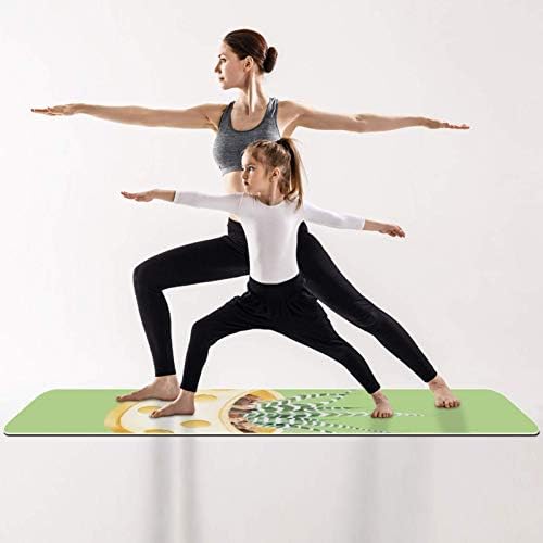 Unicey Elle Çizilmiş Kaktüs Bitki Nokta Pot Yoga Mat Kalın Kaymaz Yoga Paspaslar Kadınlar ve Kızlar için egzersiz matı Yumuşak