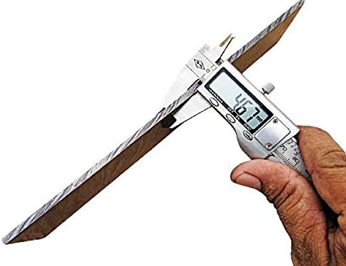 DBD-10 Özel El Yapımı Şam Çelik Kütük Bıçak / Boş Bıçak Yapma Çubuğu