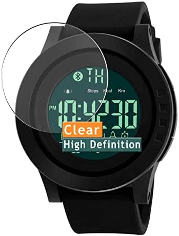 Vaxson 3-Pack Ekran Koruyucu, Smartwatch Akıllı İzle Skmeı 1255 ile uyumlu TPU Film Koruyucular Sticker [Değil Temperli Cam ]