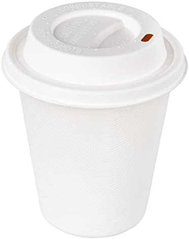 SADECE KAPAKLAR: 8-, 12-, 16-Ve 20 Onsluk Kahve Fincanları İçin Restpresso Kapakları, 500 Havalandırmalı Tek Kullanımlık Kağıt