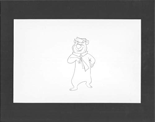 Hanna Barbera'dan Yogi Ayı Animasyon Yapımı Cel Çizimi 1980'ler 39