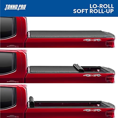 Tonno Pro Lo Rulo, Yumuşak Roll-up Kamyon Yatağı Tonneau Kapak/ LR - 5005/ 2007 - 2021 Toyota Tundra'ya Uyar w / Yardımcı Parça