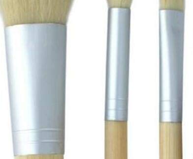 WOİWO 4 Adet / takım Bambu Kolu Makyaj Fırça Makyaj Fırça Setleri Fırça Güzellik Makyaj Makyaj Araçları