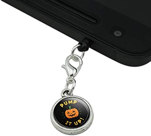 Kabak pompa o kadar Cadılar Bayramı komik mizah cep telefonu kulaklık jakı çekicilik iPhone iPod Galaxy uyuyor