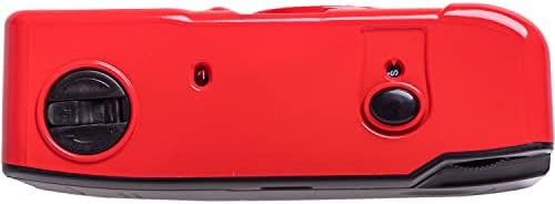 Kodak M35 35mm Film Kamera (Flame Scarlet) - Odaksız, Yeniden Kullanılabilir, Dahili Flaş, Kullanımı Kolay