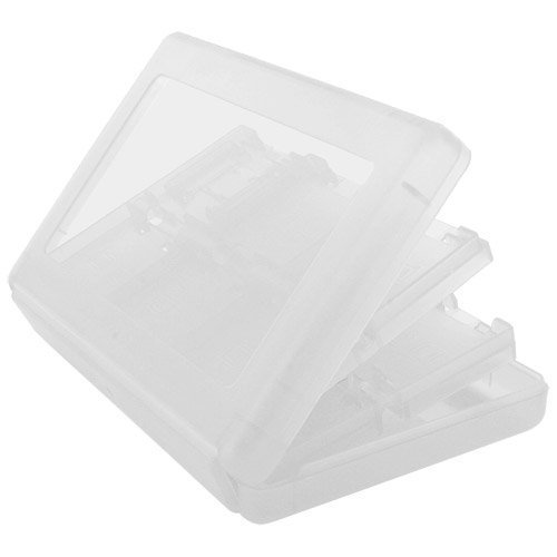 GKG 2 PECES MAVİ VE TEMİZLE 28 in1 Tutucu Plastik Kutu Oyun Kartı Kartuş Vaka Nintendo 3DS XL için