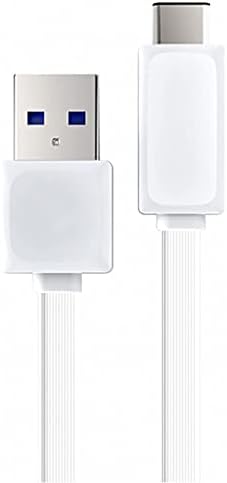 Hızlı Güç Düz USB-C Kablosu ASUS ROG Oyun Akıllı Telefon ZS600KL-S845-8G128G ile uyumlu USB 3.0 Gigabayt Hızları ve Hızlı Şarj