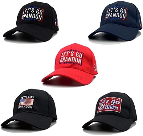 Trosetry Gidelim Brandon Nakış Kap, FJB Ayarlanabilir Beyzbol Şapkası Ücretsiz Boyutu Yıkanabilir Komik Şapka Hediyeler