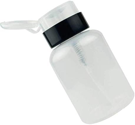 U-M 210 ml Temizle Doldurulabilir Şişeler pompalı dağıtıcı Nail Art Cila Sökücü Temizleyici Boş Sprey Sıvı Kullanımlık Plastik