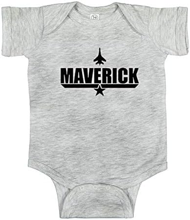 Jet Uçağı ile Film Romper gelen Maverick Bebek Giysileri