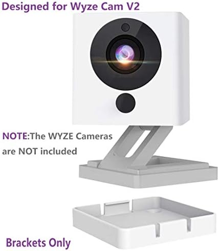 Wyze Cam V2 ve Wyze Sensörleri için Montaj Kiti Eski Sürüm 1. Nesil, Wyze Kamera ve Sense Başlangıç Kitini Monte Etmek için Yarı