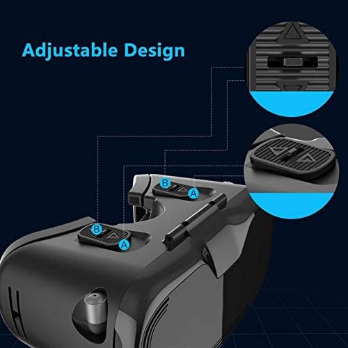 Yumuşak ve Rahat Yeni 3D VR Gözlük VR Kulaklık Sanal Gerçeklik Kulaklıklar VR Gözlük Gözlük HD Lens için 3D VR Filmler Video