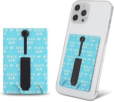 Telefonun Arkası için Plaj Serseri Mavi Kart Tutucu, Kredi Kartı Tutucusu olarak İşlev Gören Cüzdan üzerinde Sopa, Telefon Cüzdanı