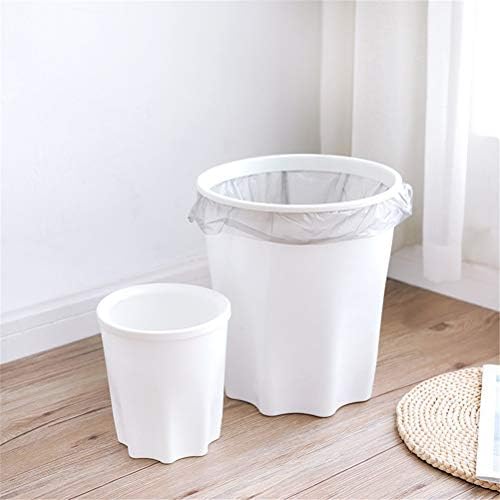 ASDFGH Çöp Kutusu Plastik Kapaksız Ev Wastepaper Sepetleri Mutfak Banyo Atık Depolama Can (Boyut: 16.511.515 cm)