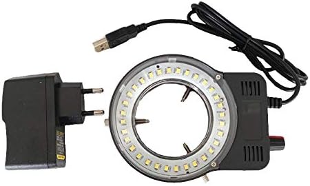 ZXYAN Mikroskop Aksesuarları 110-220 V 48 adet LED USB Çıkışı Ayarlanabilir halka ışık Aydınlatıcı Lamba Sanayi Stereo Mikroskop
