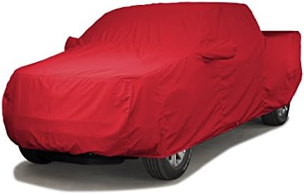 Covercraft Özel Fit Araba Kapak için Chevrolet Silverado 1500-WeatherShield HP Serisi Kumaş, Kırmızı