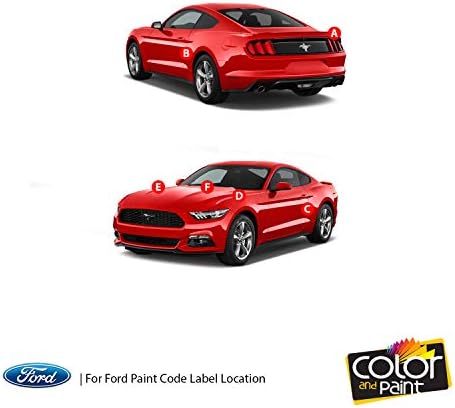 Ford Amerika Otomotiv Rötuş Boyası için Renk ve Boya - Acapulco Blue MET-6-Boya Çizik Onarımı, Tam Eşleşme-Temel