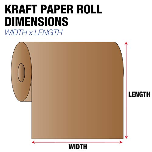 Bant Mantığı TLKP3030 Kraft Kağıt Ruloları, 30, 30 x 1,200', Kraft