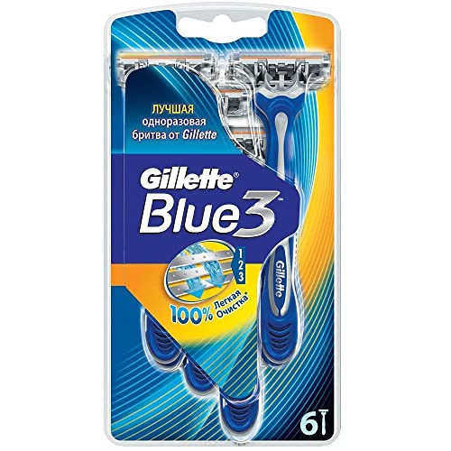 Gillette Blue 3-Tek Kullanımlık Jilet 6'lı Paket