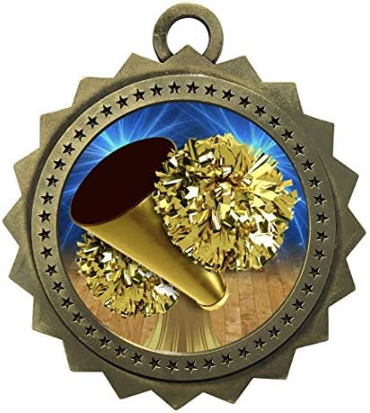 Ekspres Madalya Büyük 3 İnç Amigo Altın Madalya ile Boyun Şerit Ödülü Trophy Plak Hediye Ödülü
