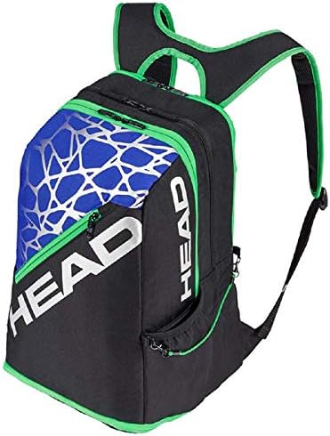HEAD Racquetball Sırt Çantası-Çoklu Bölmeli ve Ayarlanabilir Omuz Askılı Raket Çantası