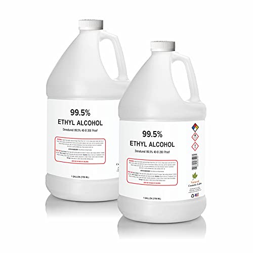 Etil Alkol %99.5 Doğal Kozmetik Laboratuarları tarafından Kanıtlanmış Alkol / ABD'de Üretilmiştir / Galon-2'li Paket