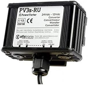 Güç Kaynağı 24V / 12V Alfatronix PV3s-RU Kompakt Boyut, IP65 Dönüştürücü