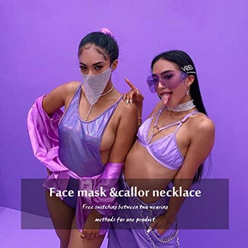 Gortın Sparkle Rhinestones Mesh Maske Kristal Masquerade Yüz Maskesi Parti Gece Kulübü Kostüm Topu Takı Kadınlar ıçin Maske