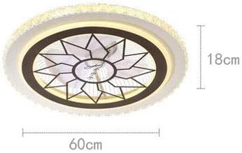 HSCW LED Nordic sessiz tavan kristal fan ışık yatak odası ev görünmez Fan ışık restoran tavan lambası ile akıllı uzaktan kumanda