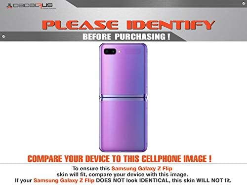 Decalrus-Koruyucu Çıkartması Cilt Sticker Samsung Galaxy Z Flip Cep Telefonu kılıfı Kapak wrap SAgalaxyZ_flip-73