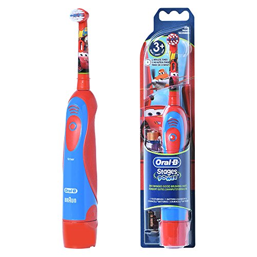 Braun ORAL-B 4510 K Aşamaları Güç Elektrikli Diş Fırçası Çocuklar için [Disney Arabalar ]