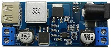 Maxmoral 1-Pack DC-DC 24 V / 12 V için 5 V 5A Adım Aşağı Güç Kaynağı Buck Dönüştürücü Ayarlanabilir Voltaj Regülatörü USB Şarj