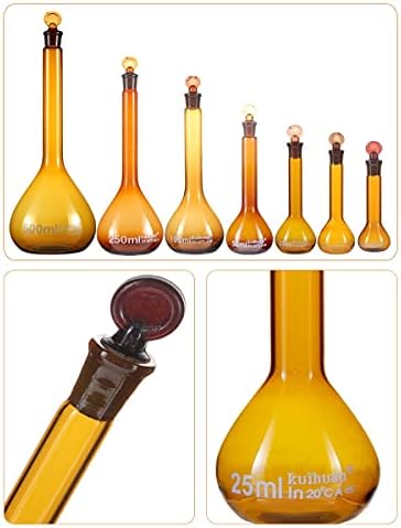 BQFLZY 20 ml Kalınlaşmak Hacimsel Flask Premium Hacimsel Flask Cam Tıpa ile Lab Züccaciye Öğretim Araçları Yüksek Sıcaklık Dayanımı