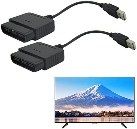 PS2 PS3 USB kablosu oyun adaptörü denetleyicisi dönüştürücü kablosu Sony Playstation 2 Playstation 3 2Pcs için