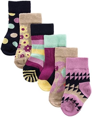 Happy Socks Baby Girls ' 6'lı Paket Kutulu Set (Bebek) - Çok Renkli-0-12M