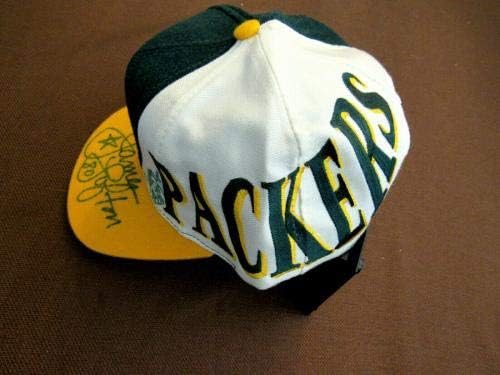 James Lofton 80 Hof Green Bay Packers 2 X İmzalı Otomatik Nfl Alan Kap Şapka Jsa İmzalı NFL Şapkalar