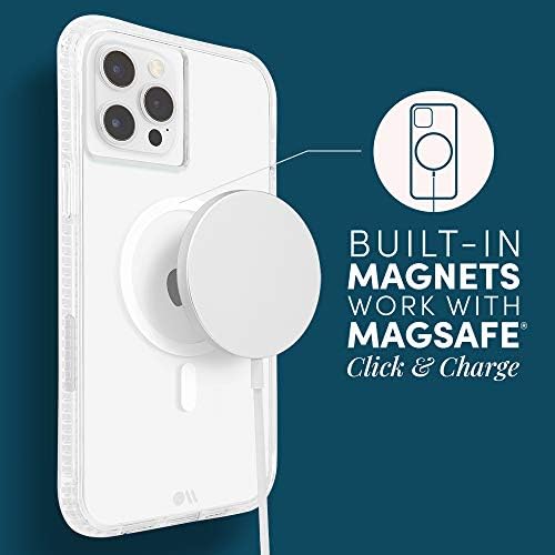 Kılıf-Mate-Pırıltı-iPhone için kılıf 12 Pro Max (5G) - MAGSAFE Aksesuarları ve Şarj ile uyumlu -10 ft Damla Koruma -6,7 İnç-Stardust