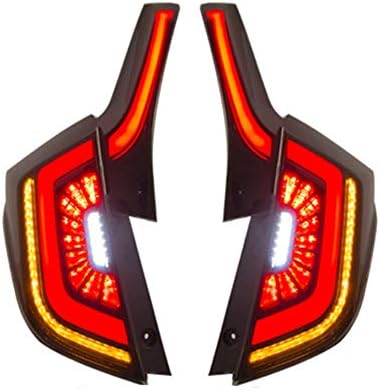 Yeni LED arka Lambaları Meclisi Honda fit 2014-2018 Için LED arka lambası fren ters ışık arka Back Up Lamba DRL araba park lambaları,