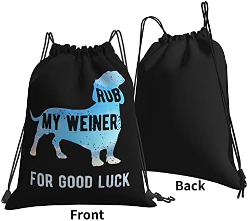 İpli sırt çantası spor salonu alışveriş spor Yoga için benim Weiner köpek dize çanta Sackpack ovmak