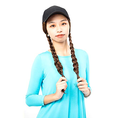careonline beyzbol şapkası saç ekleme Kıvırcık Dalgalı Düz Peruk beyzbol şapkası Sentetik Postiş Kadınlar için