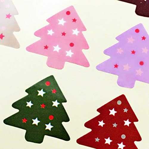 Toyvıan 12 Levhalar Noel Sticker Noel Şeker Çıkartmalar Zarf Çıkartmaları Mühürler DIY Karikatür Sticker Hediye Sızdırmazlık