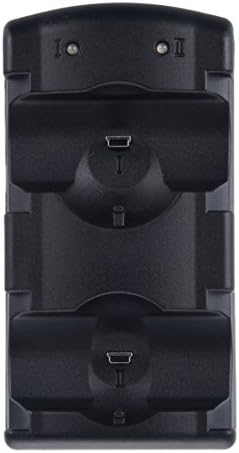 PS3 Hareket Denetleyicisi için Etase 2in1 USB Şarj Şarj Cihazı Çift Katlı