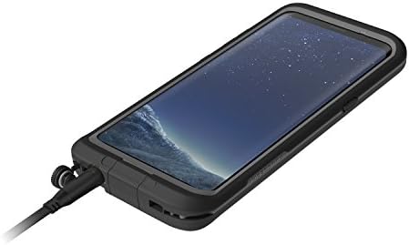 Samsung Galaxy S8 için Lifeproof FRĒ SERİSİ Su Geçirmez Kılıf (SADECE) - Perakende Ambalaj - ASFALT (SİYAH / KOYU GRİ)