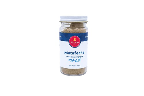 Matafecha / Otantik Etiyopya Lezzet Arttırıcı Baharat ve Tüm Doğal Doğu Afrika Baharatı (2 oz) / GDO'suz / Etiyopya'dan Üretildi